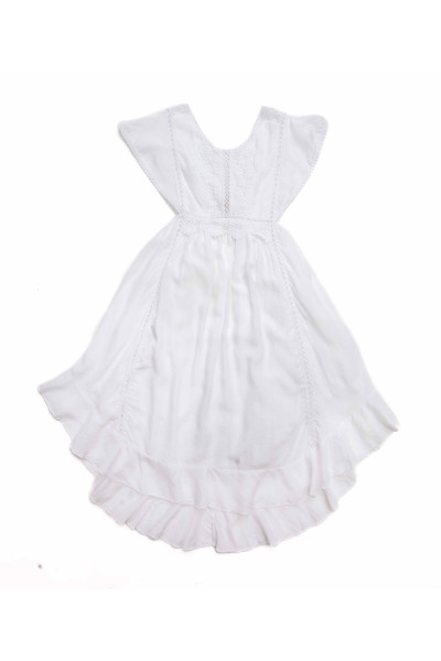 Rent Tea Princess Alouette Dress in White